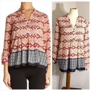 Anthropologie - HD In Paris Peasant Boho Blouse Size 14